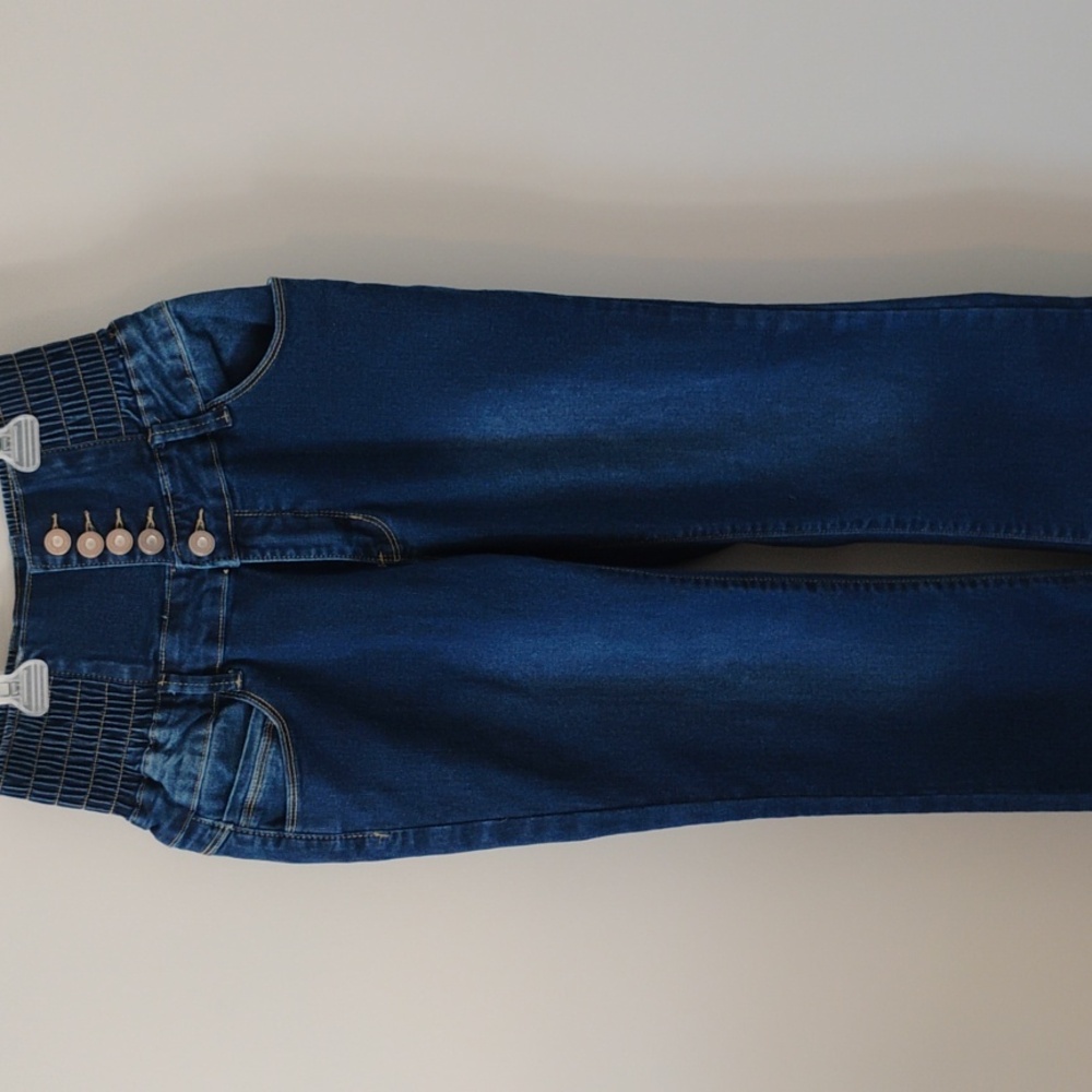 High Waisted Blue Colombian Jeans, Stretch